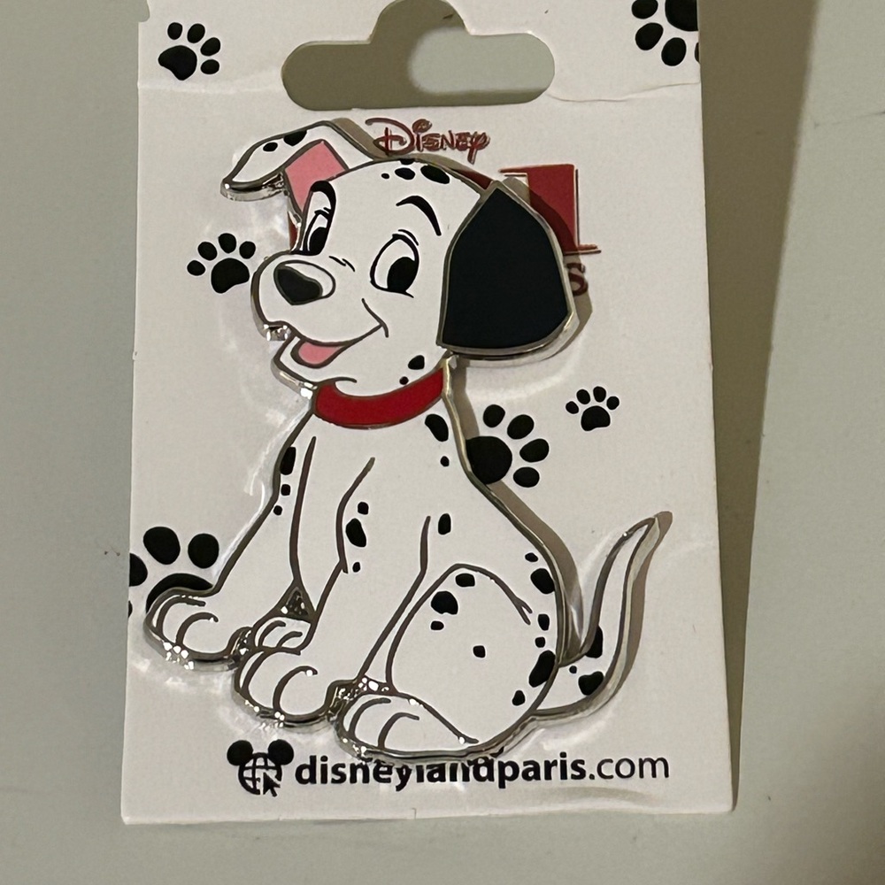 Disney Dalmatian Puppy Pin Black and White